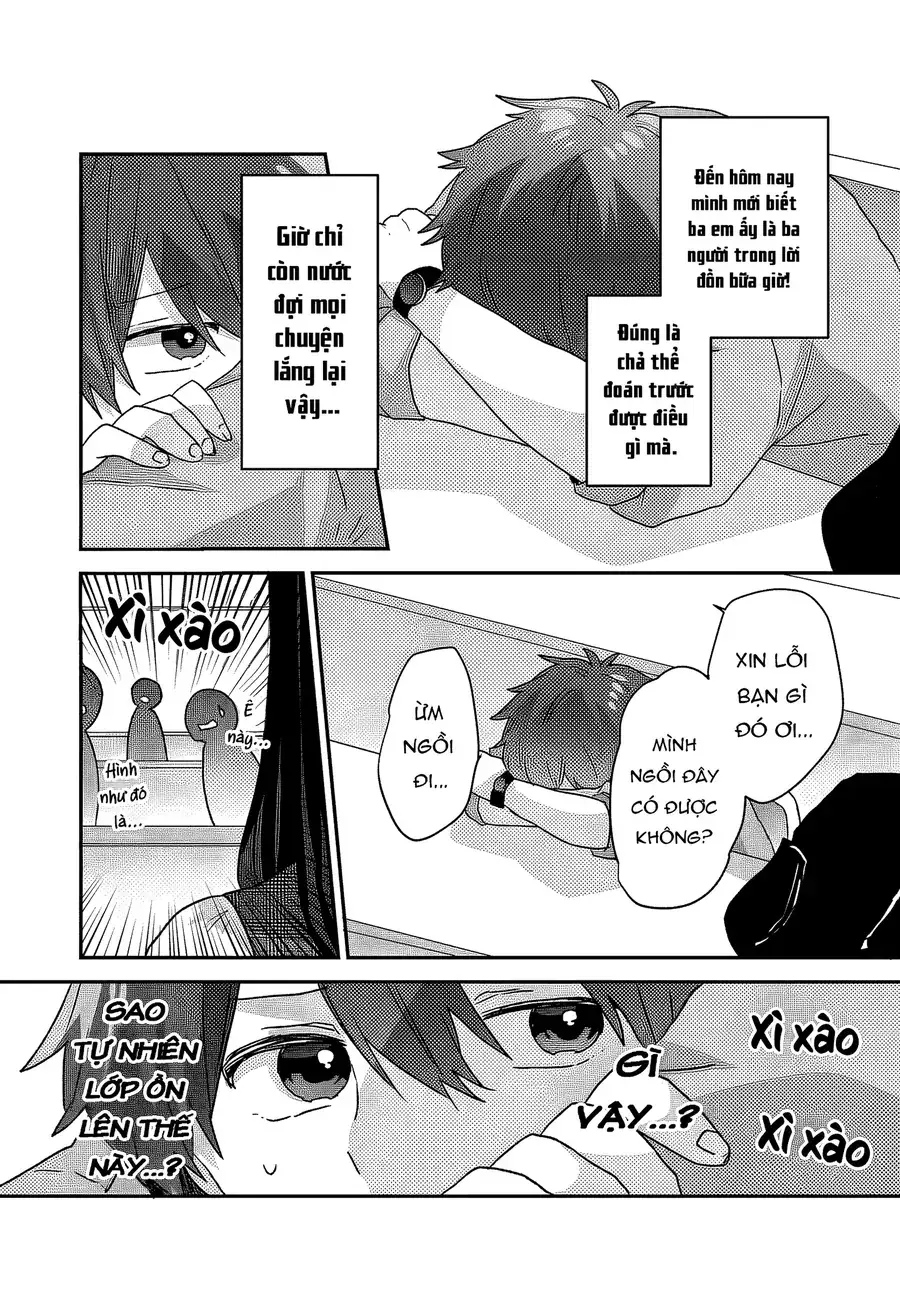 Daigaku Nyuugakuji Kara Uwasa Sareteita Bishoujo San Shimai, Ikiwakareteita Gimai Datta. Chapter 3 - Trang 8