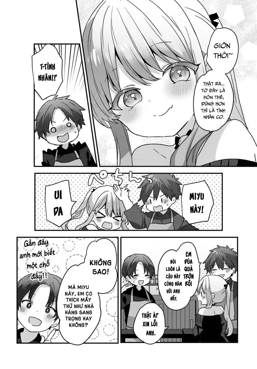 Daigaku Nyuugakuji Kara Uwasa Sareteita Bishoujo San Shimai, Ikiwakareteita Gimai Datta. Chapter 5 - Trang 10