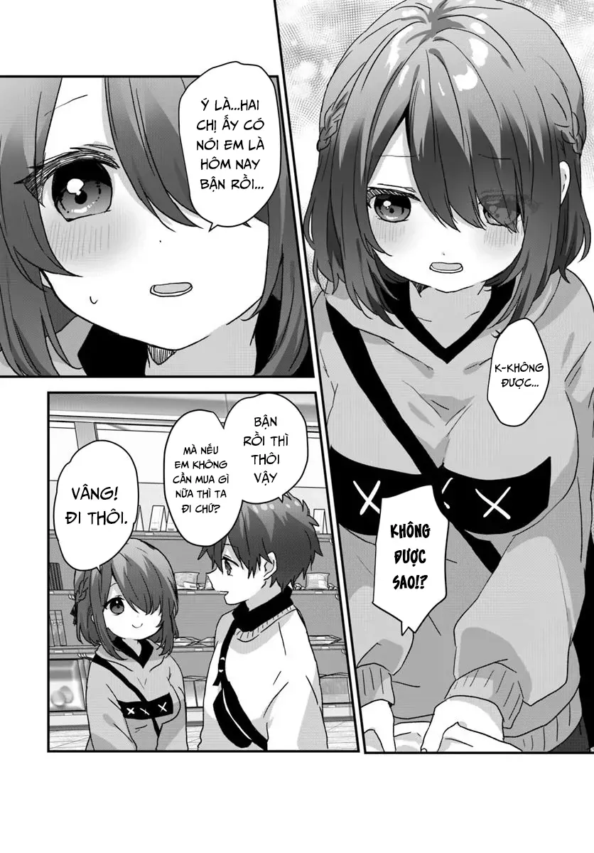 Daigaku Nyuugakuji Kara Uwasa Sareteita Bishoujo San Shimai, Ikiwakareteita Gimai Datta. Chapter 6 - Trang 11