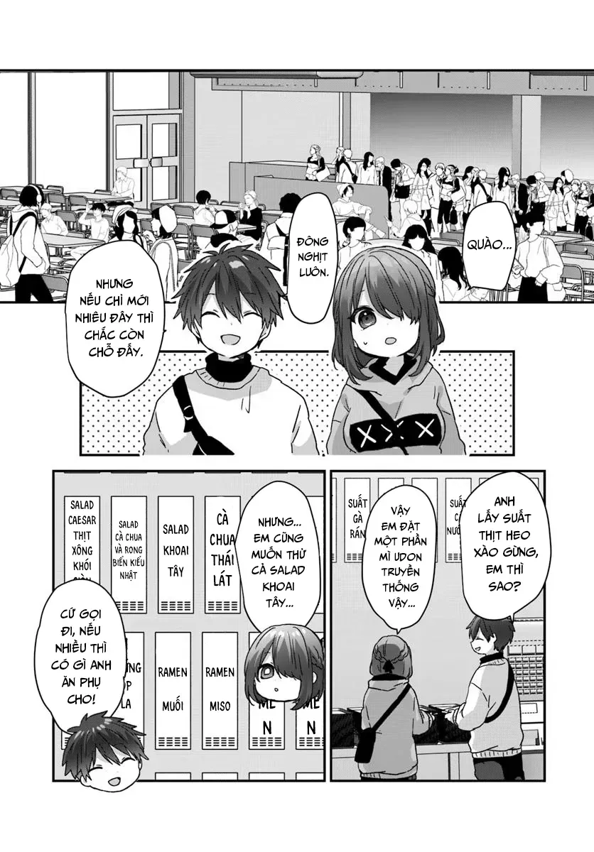 Daigaku Nyuugakuji Kara Uwasa Sareteita Bishoujo San Shimai, Ikiwakareteita Gimai Datta. Chapter 6 - Trang 12