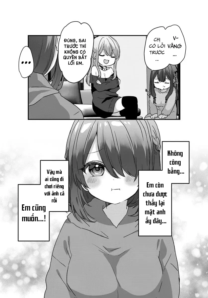 Daigaku Nyuugakuji Kara Uwasa Sareteita Bishoujo San Shimai, Ikiwakareteita Gimai Datta. Chapter 6 - Trang 3