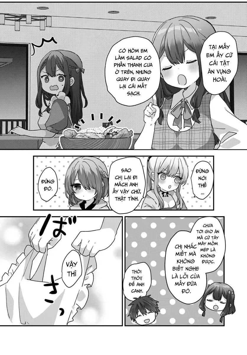 Daigaku Nyuugakuji Kara Uwasa Sareteita Bishoujo San Shimai, Ikiwakareteita Gimai Datta. Chapter 7 - Trang 19