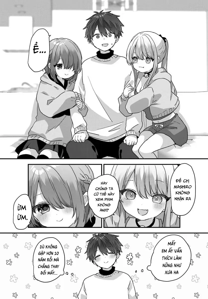 Daigaku Nyuugakuji Kara Uwasa Sareteita Bishoujo San Shimai, Ikiwakareteita Gimai Datta. Chapter 7 - Trang 21