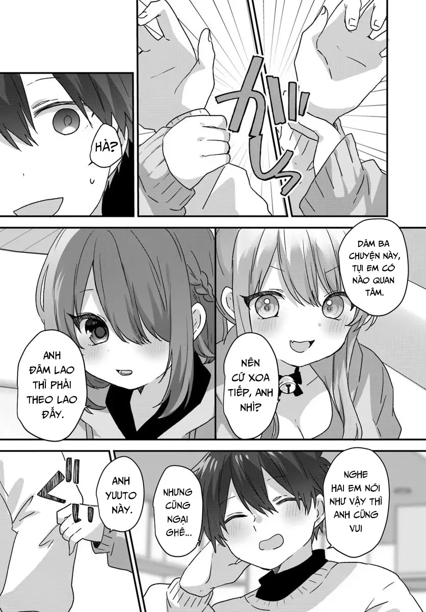 Daigaku Nyuugakuji Kara Uwasa Sareteita Bishoujo San Shimai, Ikiwakareteita Gimai Datta. Chapter 7 - Trang 23