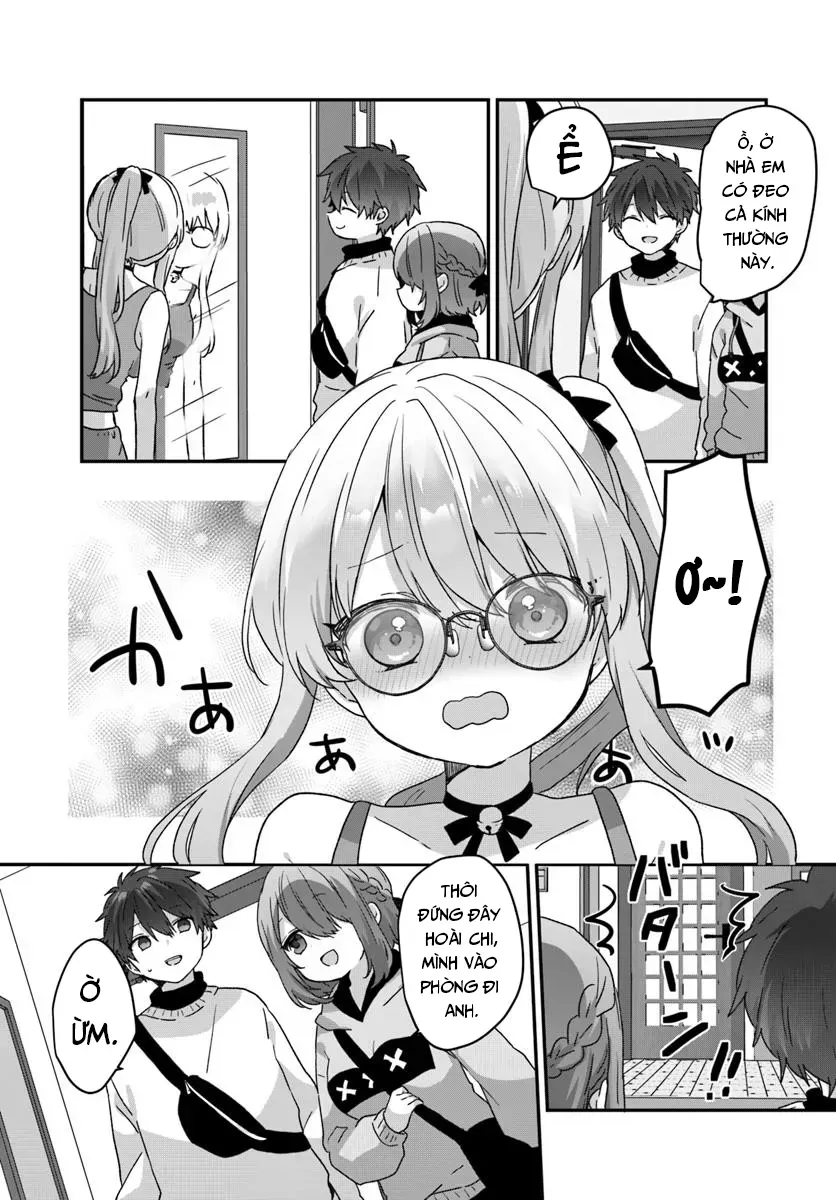 Daigaku Nyuugakuji Kara Uwasa Sareteita Bishoujo San Shimai, Ikiwakareteita Gimai Datta. Chapter 7 - Trang 4