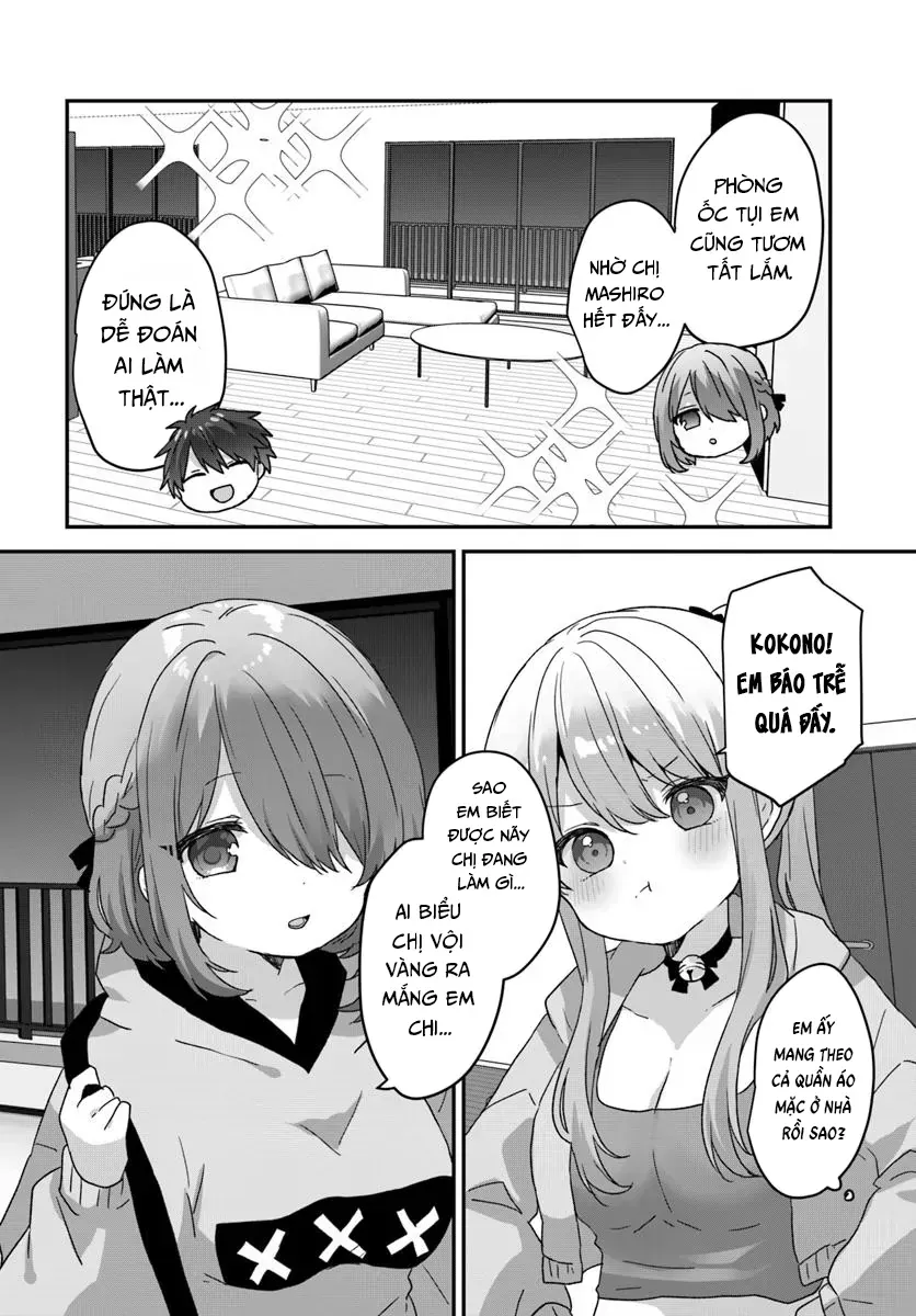 Daigaku Nyuugakuji Kara Uwasa Sareteita Bishoujo San Shimai, Ikiwakareteita Gimai Datta. Chapter 7 - Trang 5