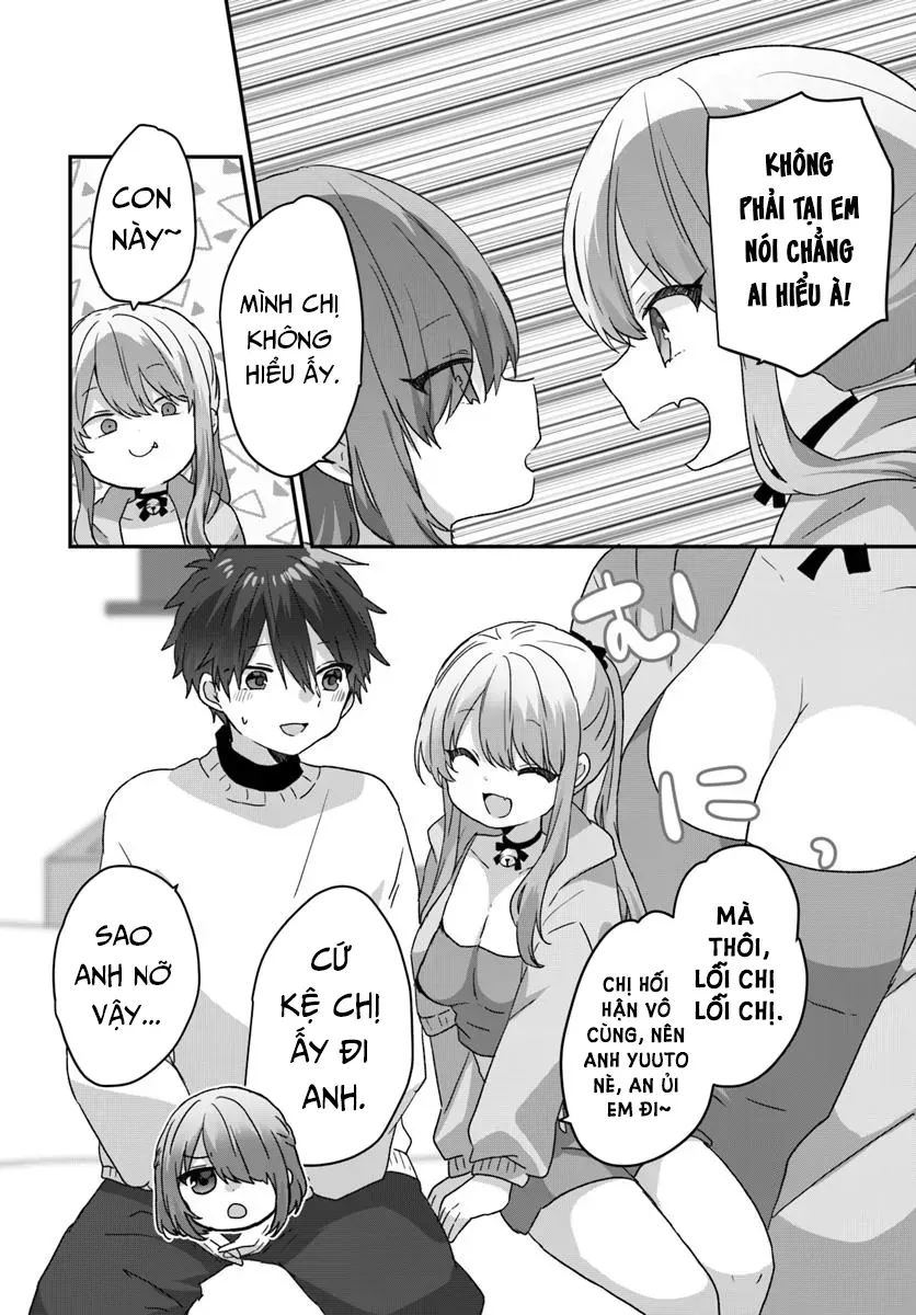 Daigaku Nyuugakuji Kara Uwasa Sareteita Bishoujo San Shimai, Ikiwakareteita Gimai Datta. Chapter 7 - Trang 6