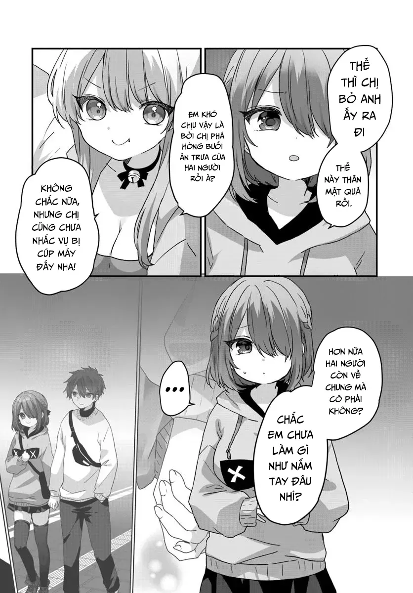 Daigaku Nyuugakuji Kara Uwasa Sareteita Bishoujo San Shimai, Ikiwakareteita Gimai Datta. Chapter 7 - Trang 7