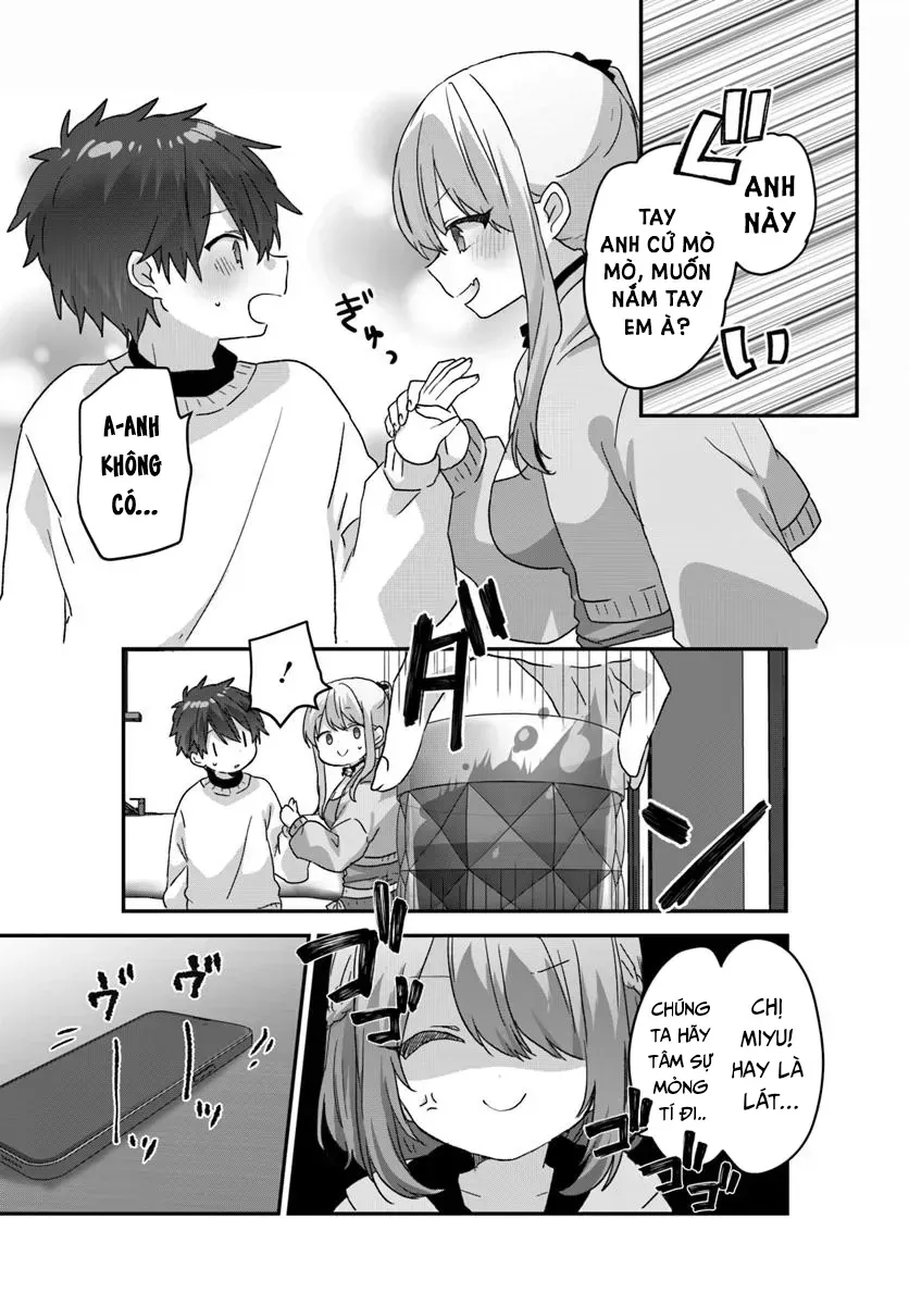 Daigaku Nyuugakuji Kara Uwasa Sareteita Bishoujo San Shimai, Ikiwakareteita Gimai Datta. Chapter 7 - Trang 9