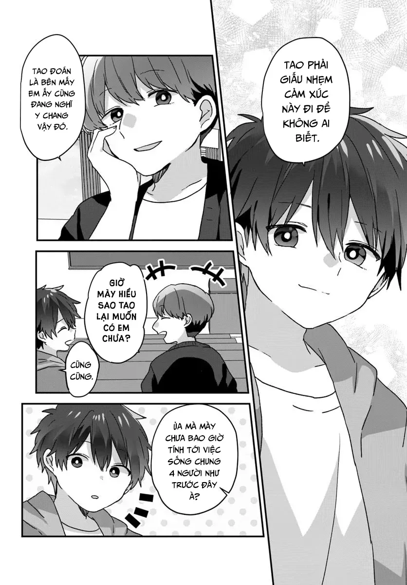 Daigaku Nyuugakuji Kara Uwasa Sareteita Bishoujo San Shimai, Ikiwakareteita Gimai Datta. Chapter 8 - Trang 11