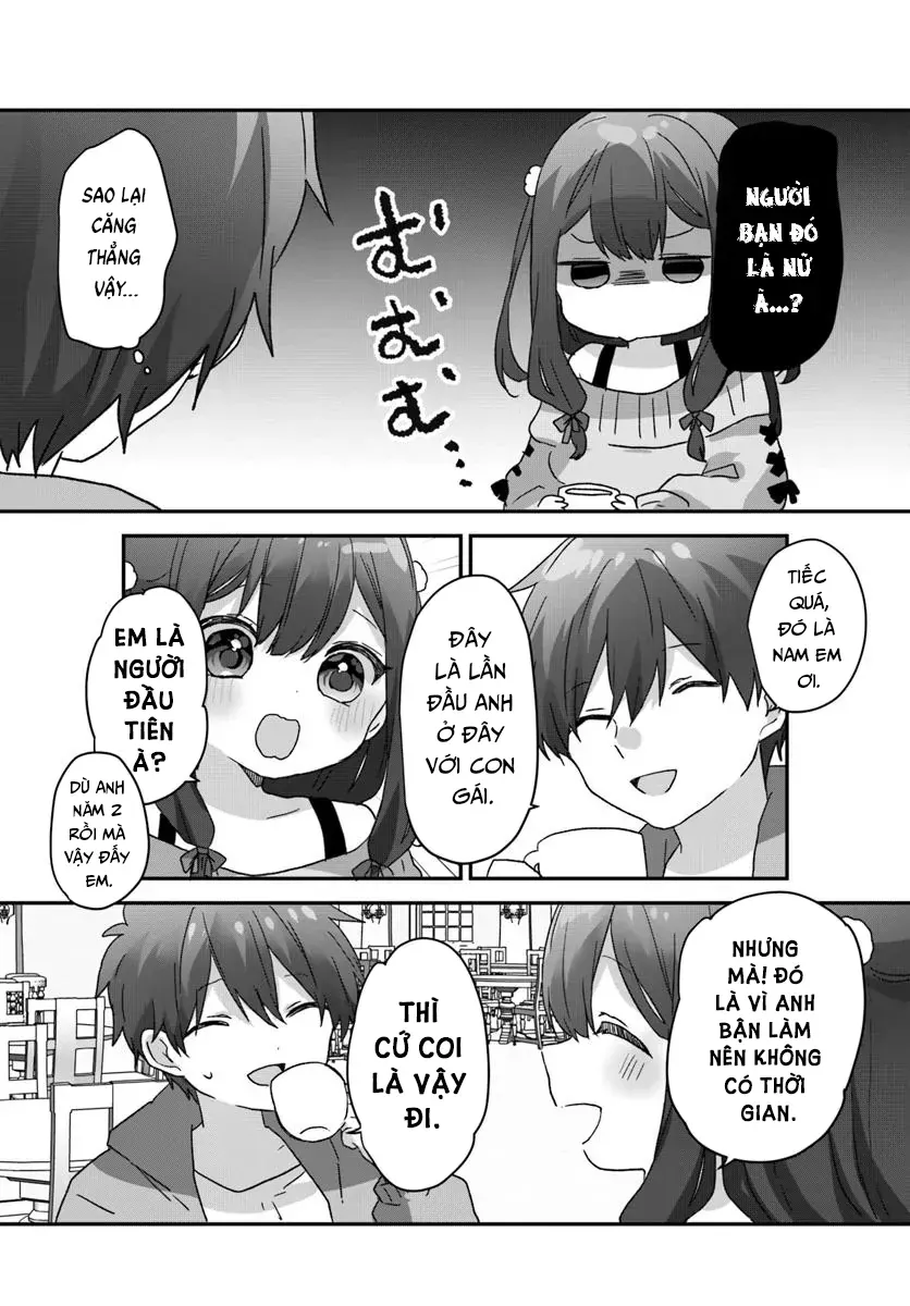 Daigaku Nyuugakuji Kara Uwasa Sareteita Bishoujo San Shimai, Ikiwakareteita Gimai Datta. Chapter 8 - Trang 22