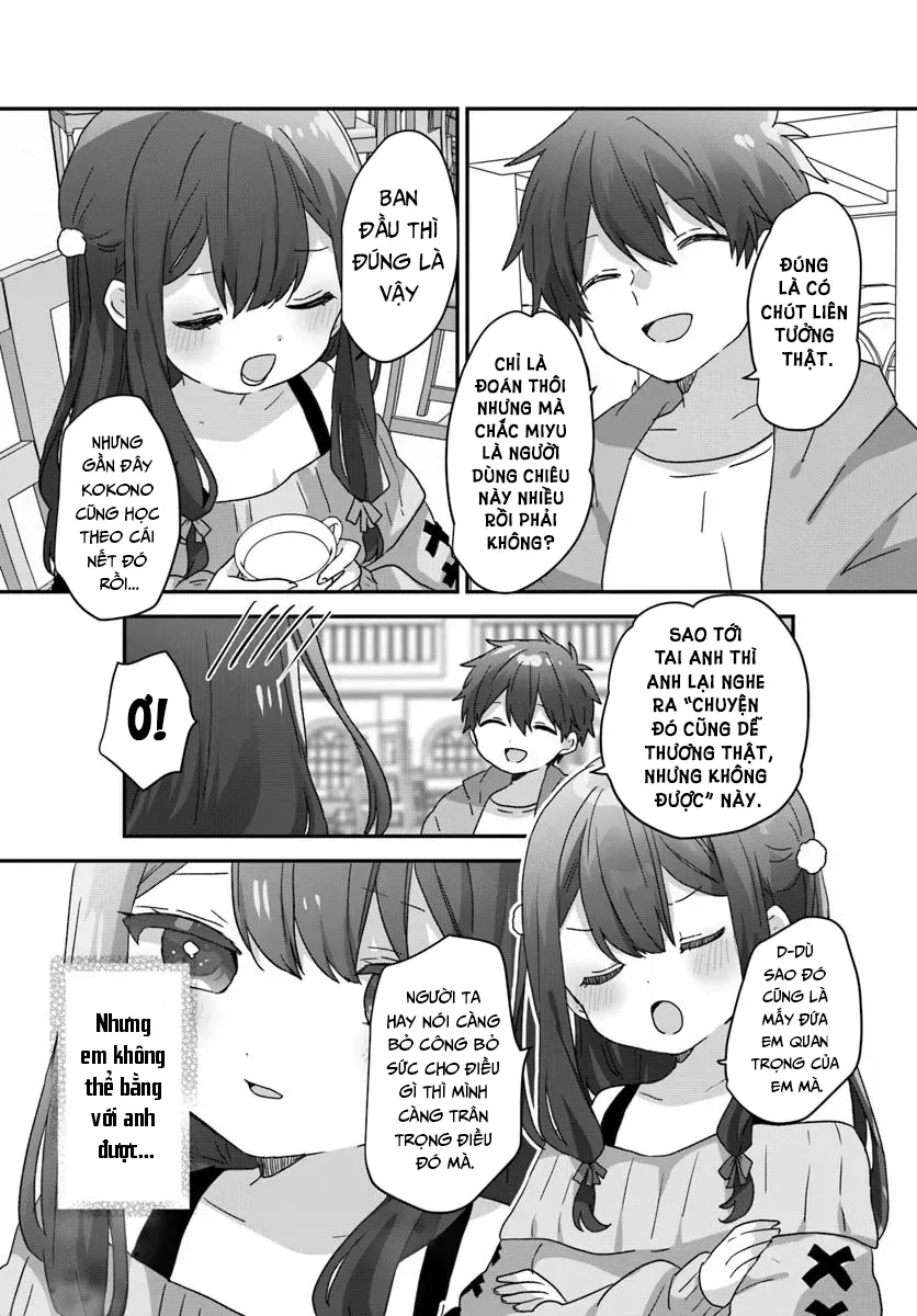 Daigaku Nyuugakuji Kara Uwasa Sareteita Bishoujo San Shimai, Ikiwakareteita Gimai Datta. Chapter 8 - Trang 24