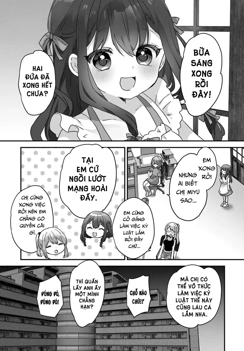 Daigaku Nyuugakuji Kara Uwasa Sareteita Bishoujo San Shimai, Ikiwakareteita Gimai Datta. Chapter 8 - Trang 4