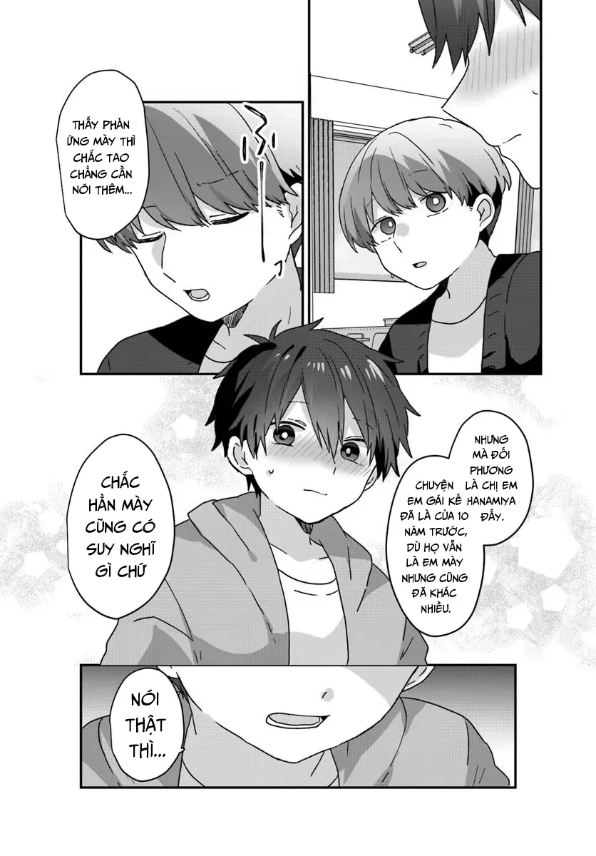 Daigaku Nyuugakuji Kara Uwasa Sareteita Bishoujo San Shimai, Ikiwakareteita Gimai Datta. Chapter 8 - Trang 9
