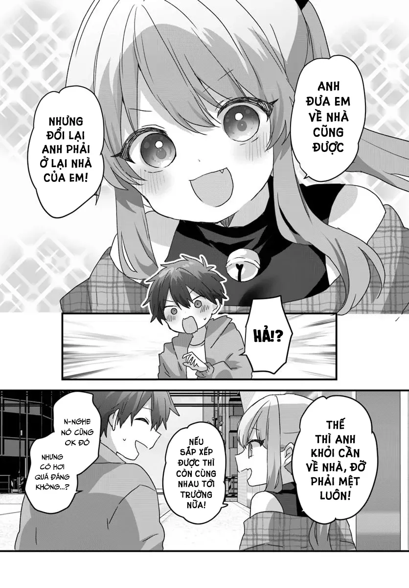 Daigaku Nyuugakuji Kara Uwasa Sareteita Bishoujo San Shimai, Ikiwakareteita Gimai Datta. Chapter 9 - Trang 10