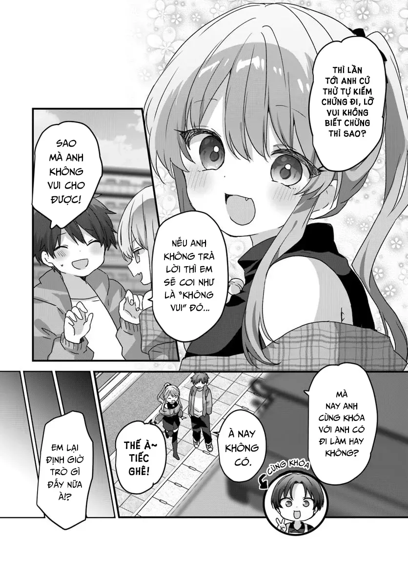 Daigaku Nyuugakuji Kara Uwasa Sareteita Bishoujo San Shimai, Ikiwakareteita Gimai Datta. Chapter 9 - Trang 11