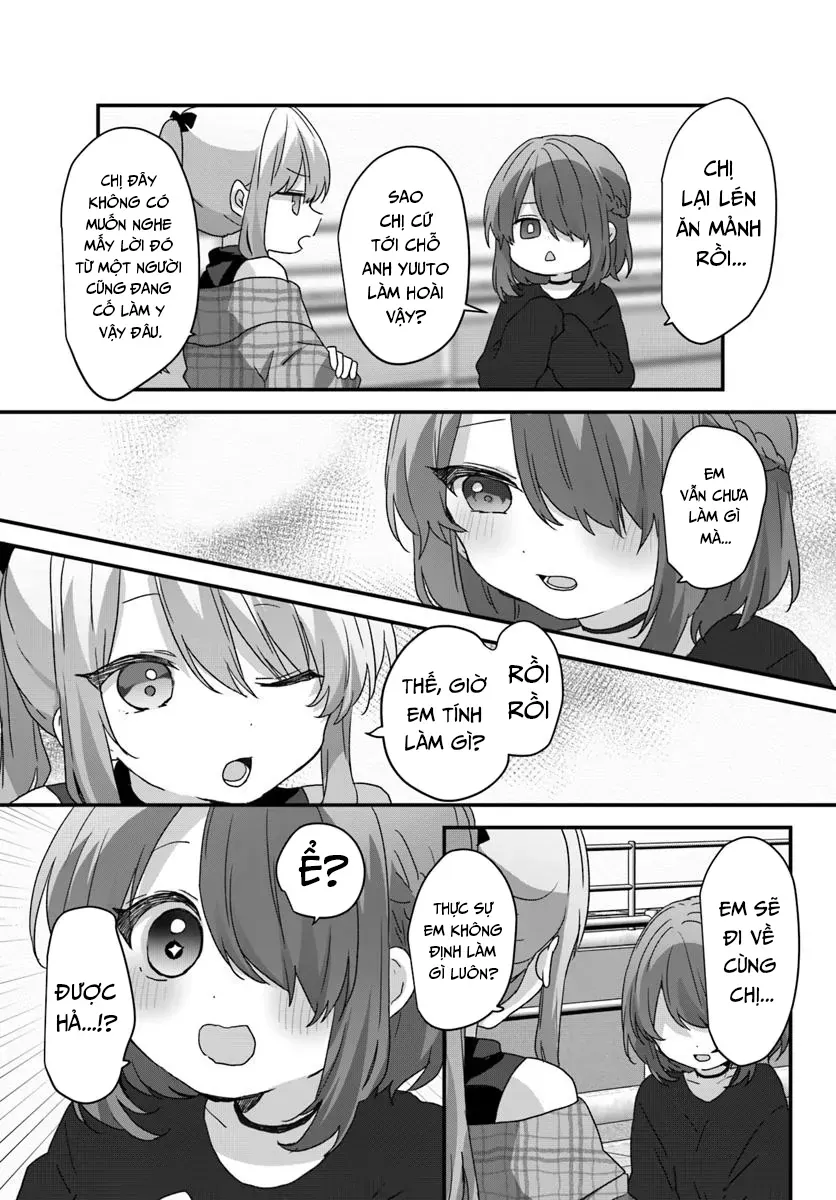 Daigaku Nyuugakuji Kara Uwasa Sareteita Bishoujo San Shimai, Ikiwakareteita Gimai Datta. Chapter 9 - Trang 15
