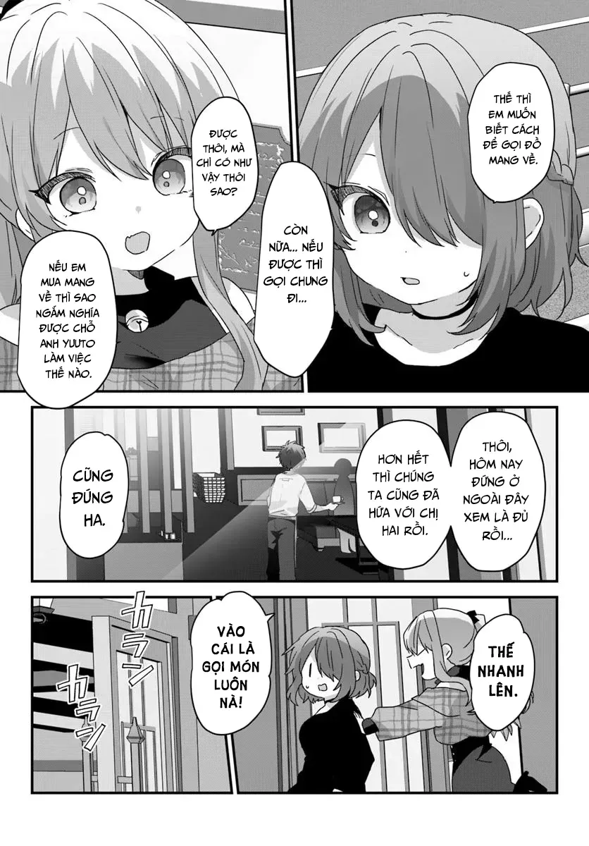 Daigaku Nyuugakuji Kara Uwasa Sareteita Bishoujo San Shimai, Ikiwakareteita Gimai Datta. Chapter 9 - Trang 17