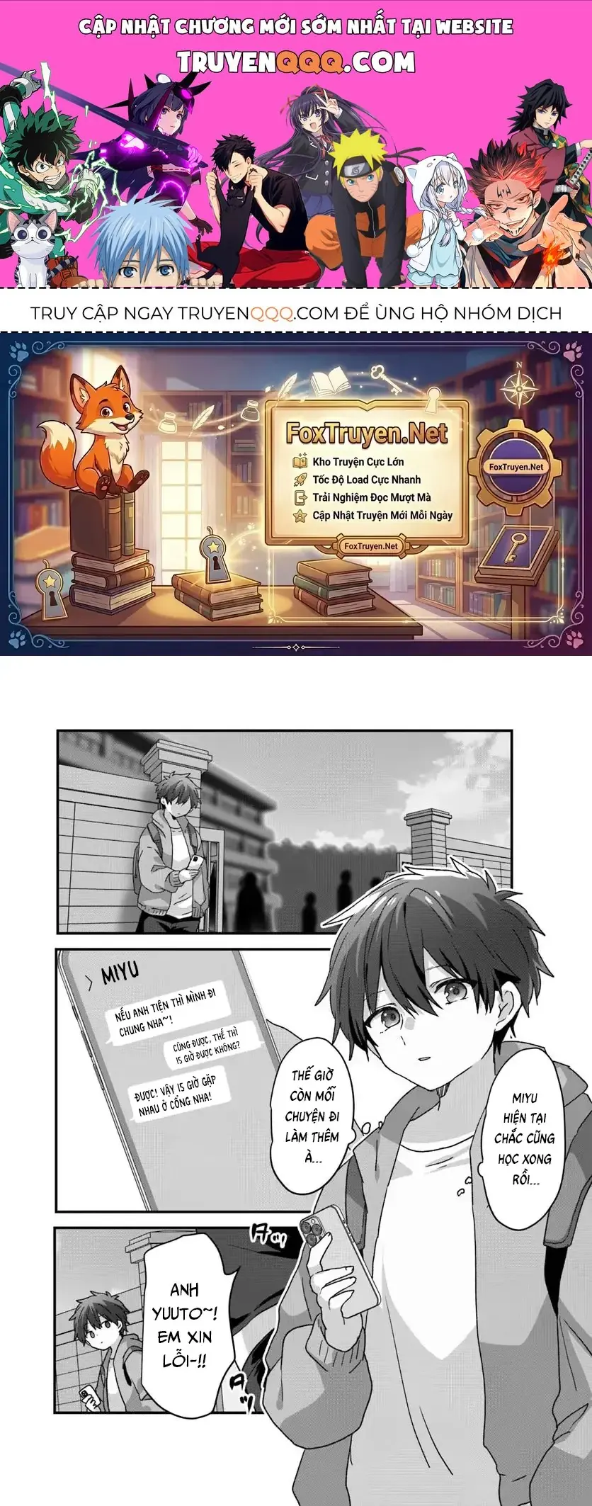 Daigaku Nyuugakuji Kara Uwasa Sareteita Bishoujo San Shimai, Ikiwakareteita Gimai Datta. Chapter 9 - Trang 2