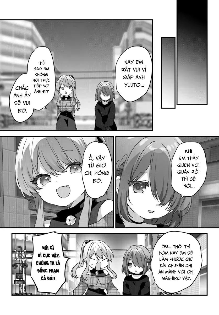 Daigaku Nyuugakuji Kara Uwasa Sareteita Bishoujo San Shimai, Ikiwakareteita Gimai Datta. Chapter 9 - Trang 21