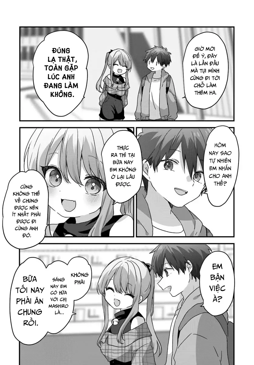Daigaku Nyuugakuji Kara Uwasa Sareteita Bishoujo San Shimai, Ikiwakareteita Gimai Datta. Chapter 9 - Trang 5