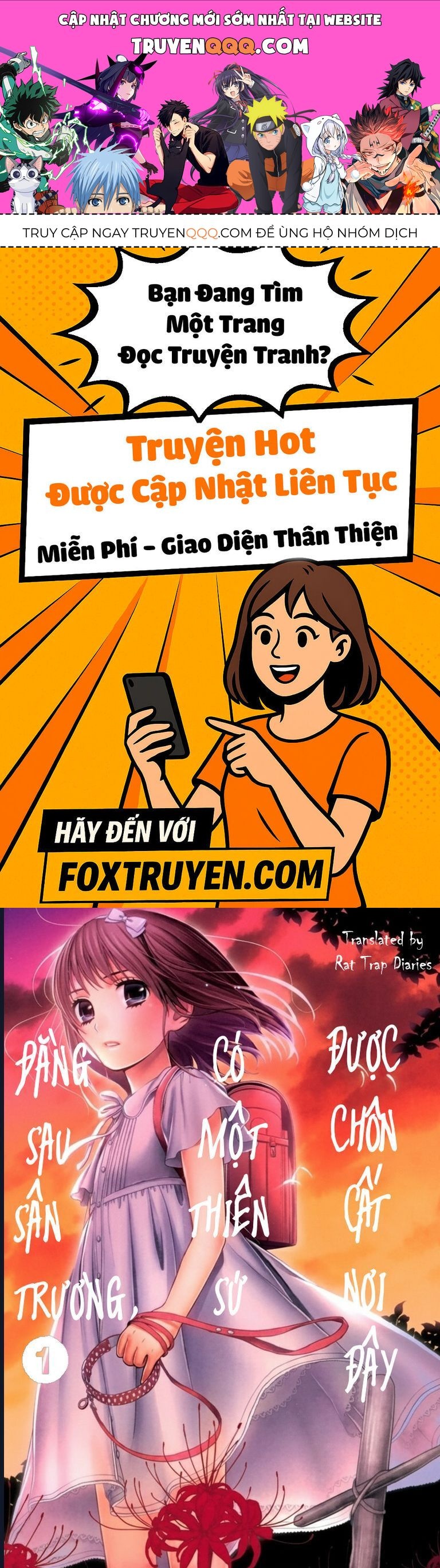 Đằng Sau Sân Trường, Có Một Thiên Sứ Được Chôn Cất Nơi Đây Chapter 1 - Trang 1