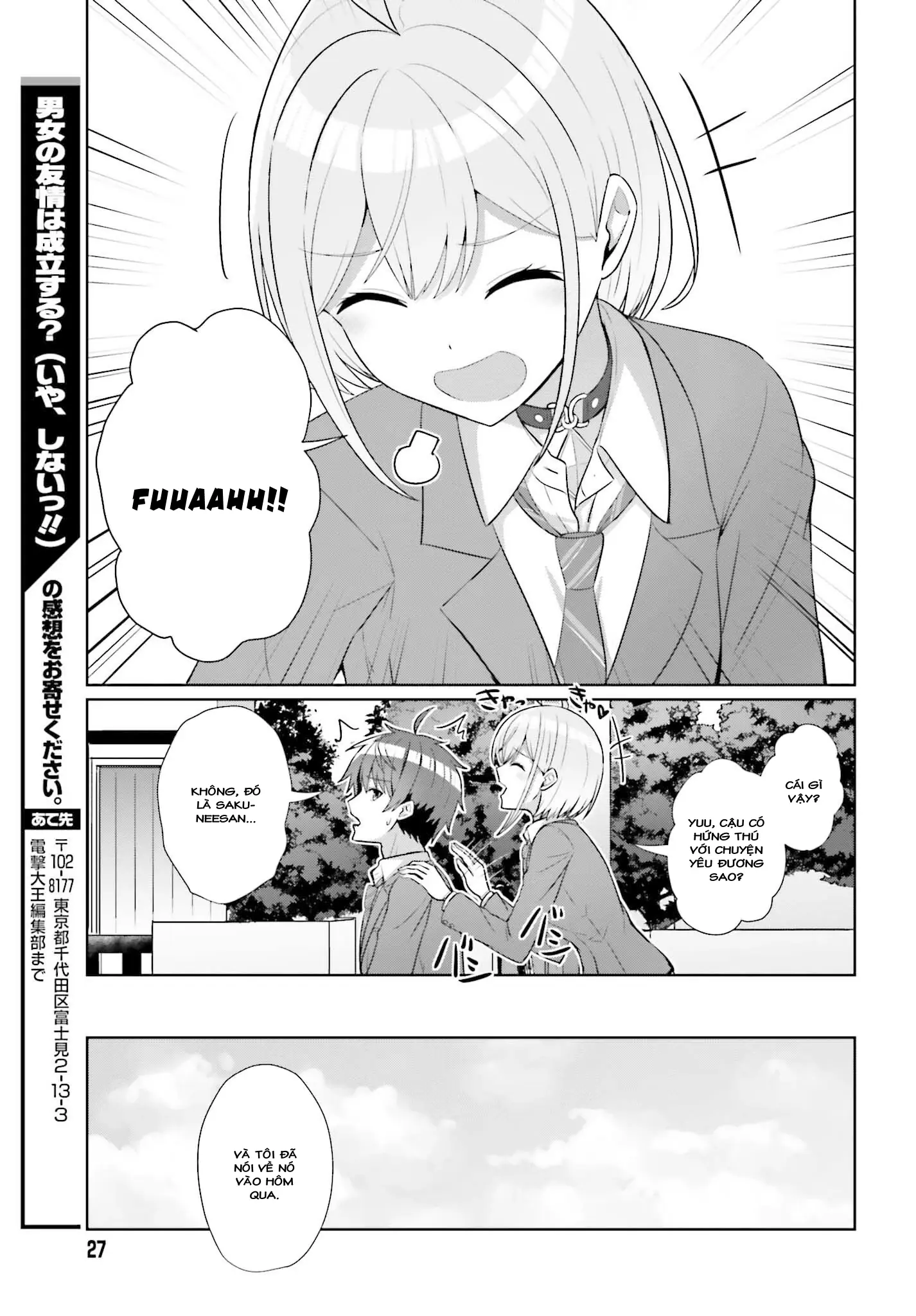Danjo No Yuujou Wa Seiritsu Suru Chapter 8 - Trang 23