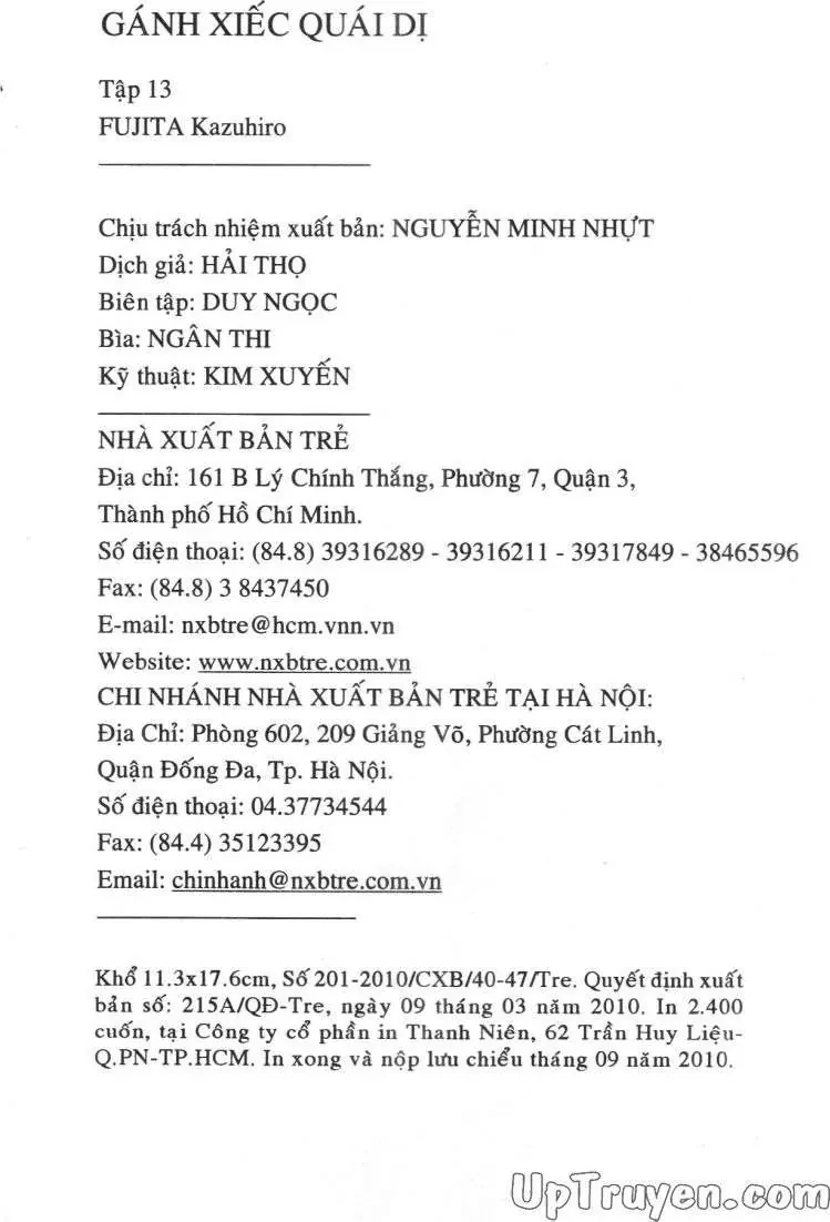 Darren Shan - Gánh Xiếc Quái Dị Chapter 13 - Trang 5