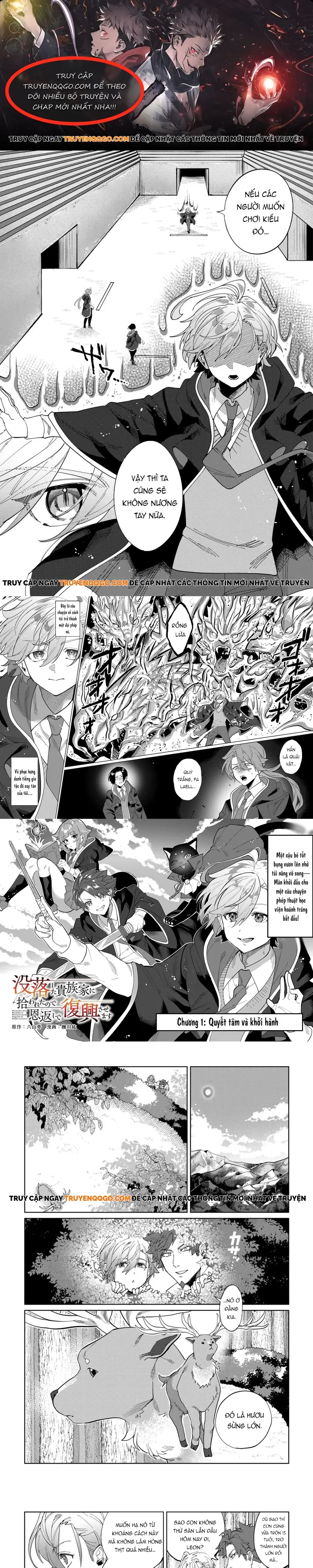 Datsuraku Shita Kizokuke Ni Hirowaretanode Ongaeshi De Hukkou Sasemasu Chapter 1 - Trang 1