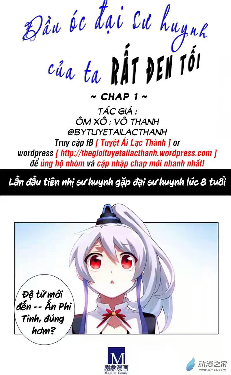 Đầu Óc Đại Sư Huynh Của Ta Rất Đen Tối Chapter 1 - Trang 3