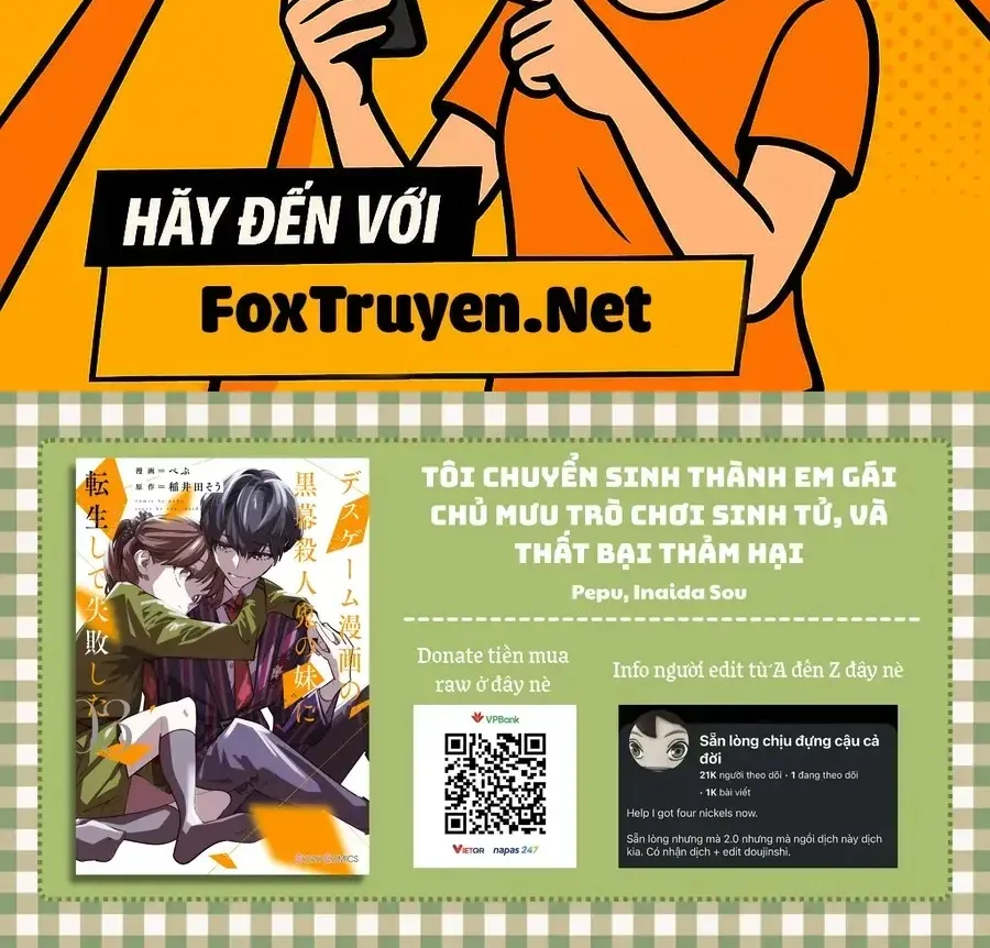 Death Game Manga No Kuromaku Satsujinki No Imouto Ni Tensei Shite Shippai Shita Chapter 17 - Trang 3