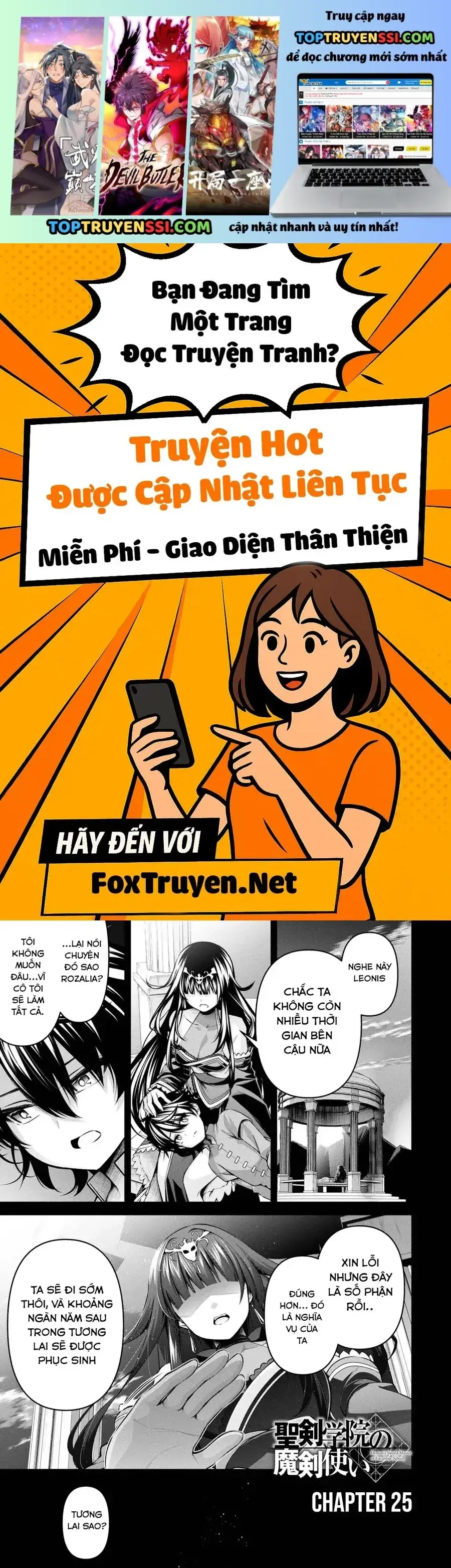 Demon's Sword Master Of Excalibur School Chapter 25 - Trang 3