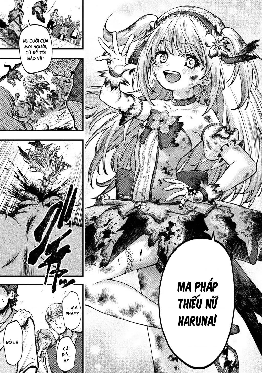 Dị Giới Ma Pháp Thiếu Nữ Radical☆HARUNA Chapter 1 - Trang 47