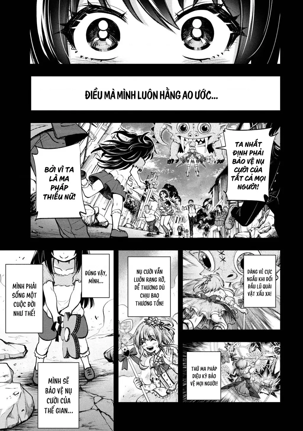 Dị Giới Ma Pháp Thiếu Nữ Radical☆HARUNA Chapter 1 - Trang 6