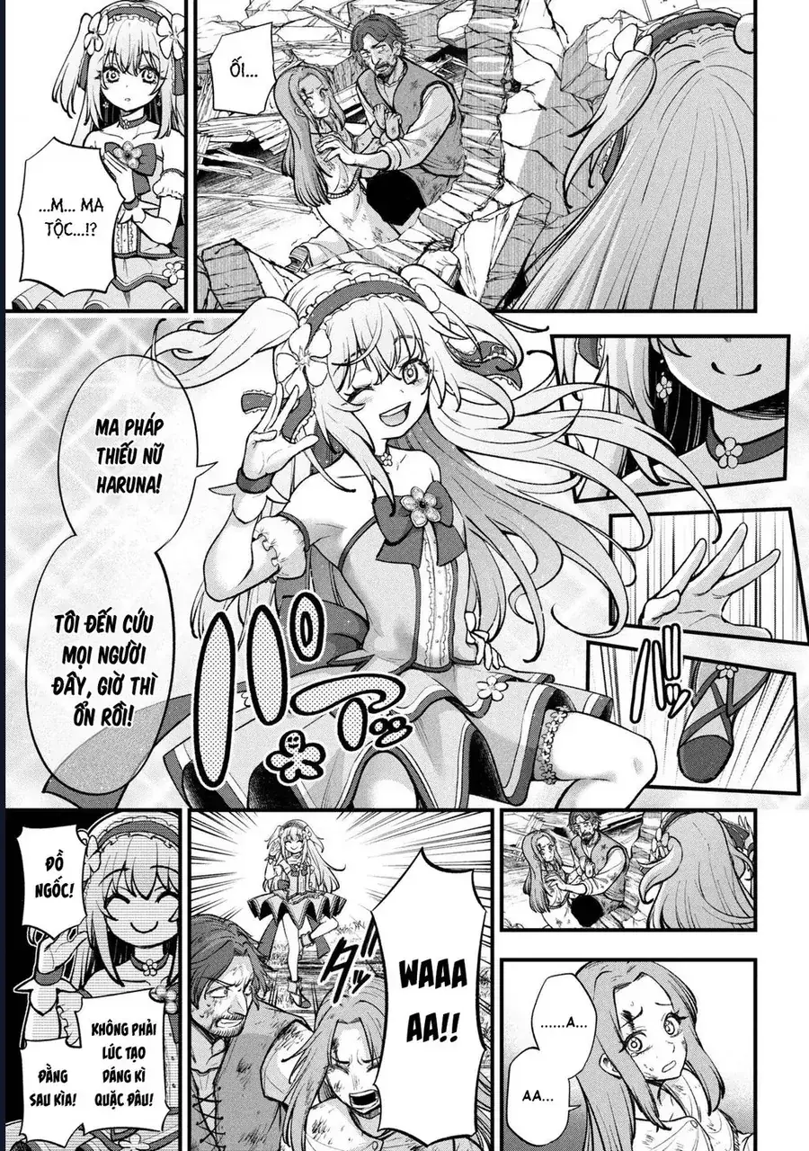 Dị Giới Ma Pháp Thiếu Nữ Radical☆HARUNA Chapter 2.1 - Trang 17