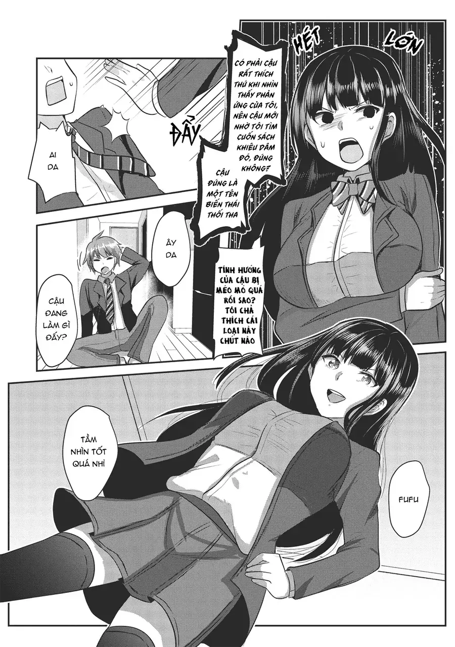Dokuzetsu Shoujo Wa Amanojaku ~Kabegoshi Nara Sunao Ni Sukitte Ierumon!~ Chapter 1 - Trang 9