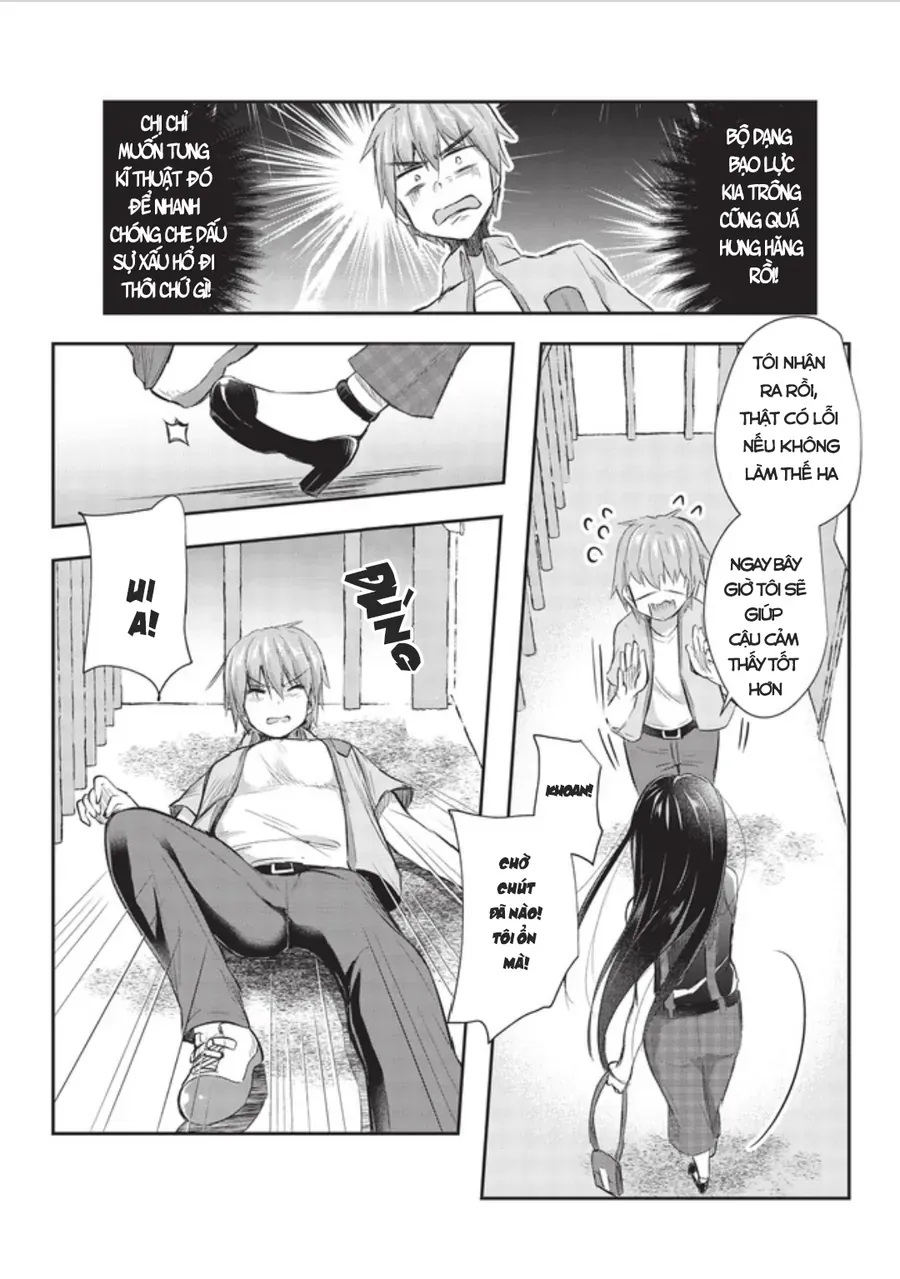 Dokuzetsu Shoujo Wa Amanojaku ~Kabegoshi Nara Sunao Ni Sukitte Ierumon!~ Chapter 10 - Trang 12