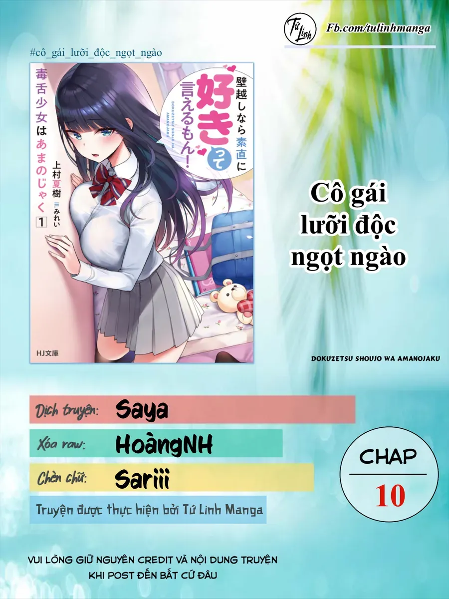 Dokuzetsu Shoujo Wa Amanojaku ~Kabegoshi Nara Sunao Ni Sukitte Ierumon!~ Chapter 10 - Trang 3