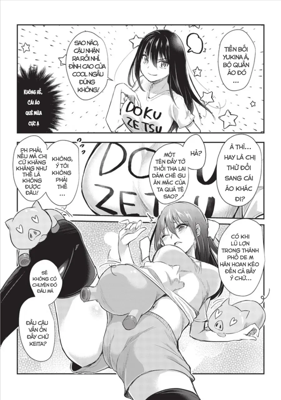 Dokuzetsu Shoujo Wa Amanojaku ~Kabegoshi Nara Sunao Ni Sukitte Ierumon!~ Chapter 10 - Trang 6