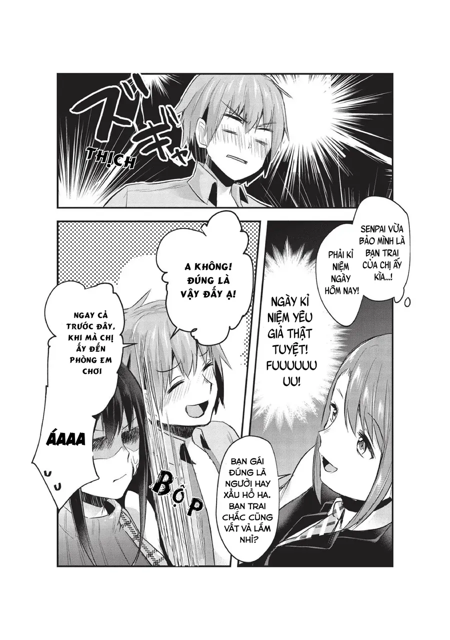 Dokuzetsu Shoujo Wa Amanojaku ~Kabegoshi Nara Sunao Ni Sukitte Ierumon!~ Chapter 11 - Trang 15