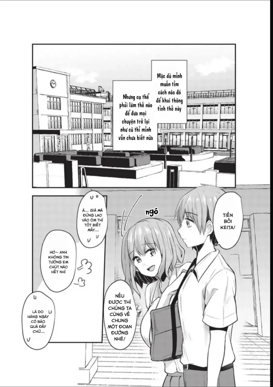Dokuzetsu Shoujo Wa Amanojaku ~Kabegoshi Nara Sunao Ni Sukitte Ierumon!~ Chapter 13 - Trang 9