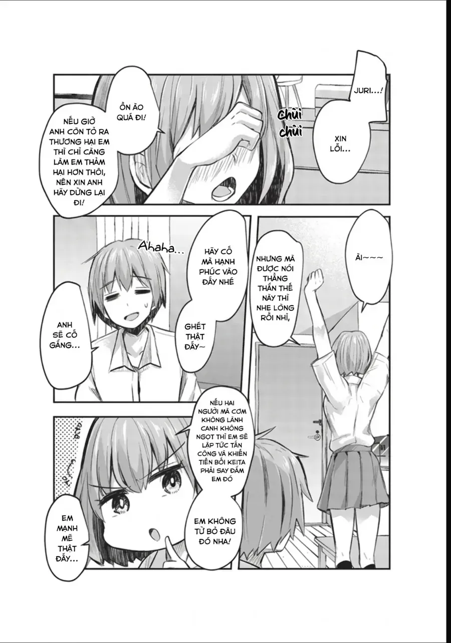 Dokuzetsu Shoujo Wa Amanojaku ~Kabegoshi Nara Sunao Ni Sukitte Ierumon!~ Chapter 14 - Trang 5