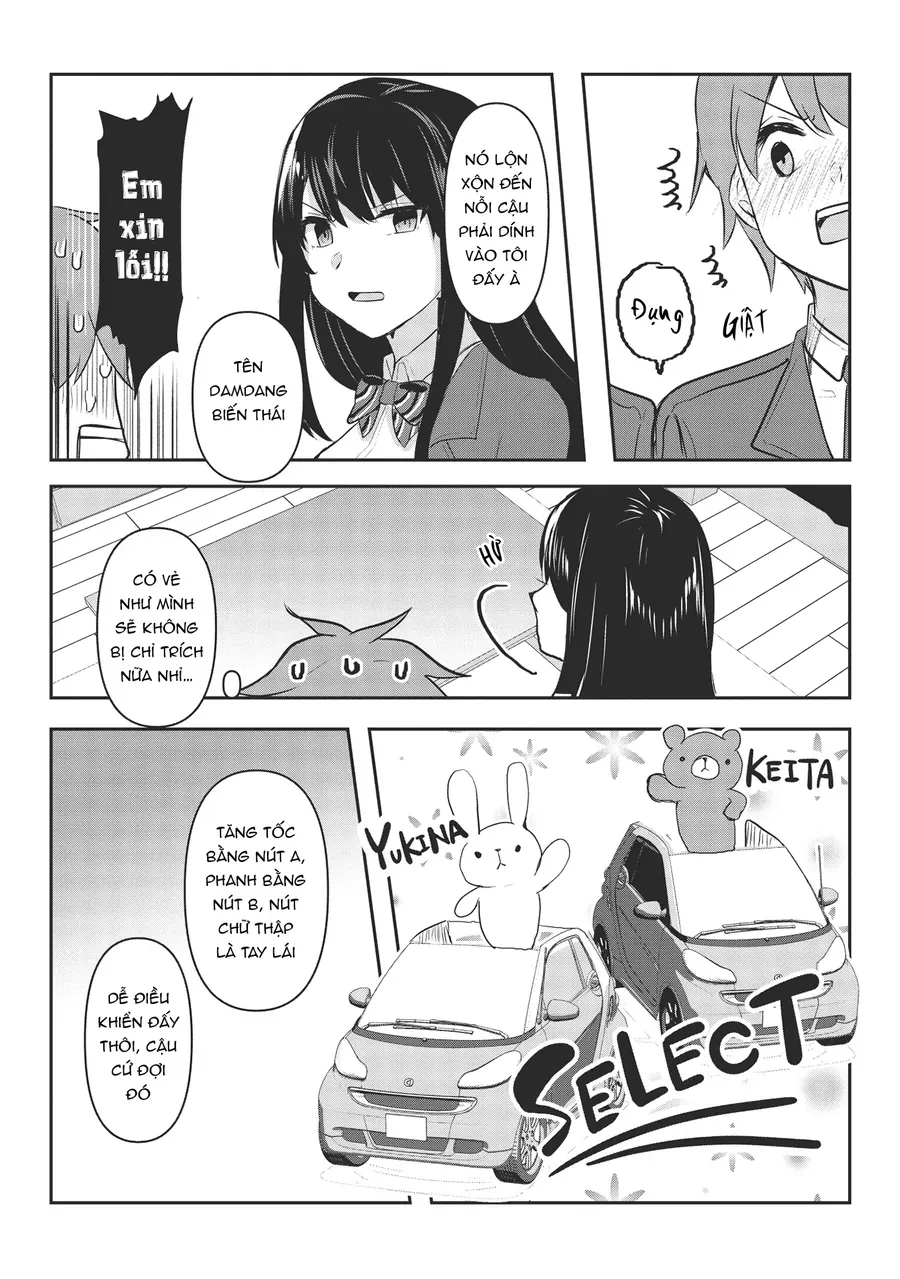 Dokuzetsu Shoujo Wa Amanojaku ~Kabegoshi Nara Sunao Ni Sukitte Ierumon!~ Chapter 2 - Trang 12