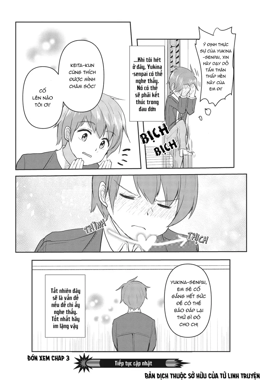 Dokuzetsu Shoujo Wa Amanojaku ~Kabegoshi Nara Sunao Ni Sukitte Ierumon!~ Chapter 2 - Trang 25