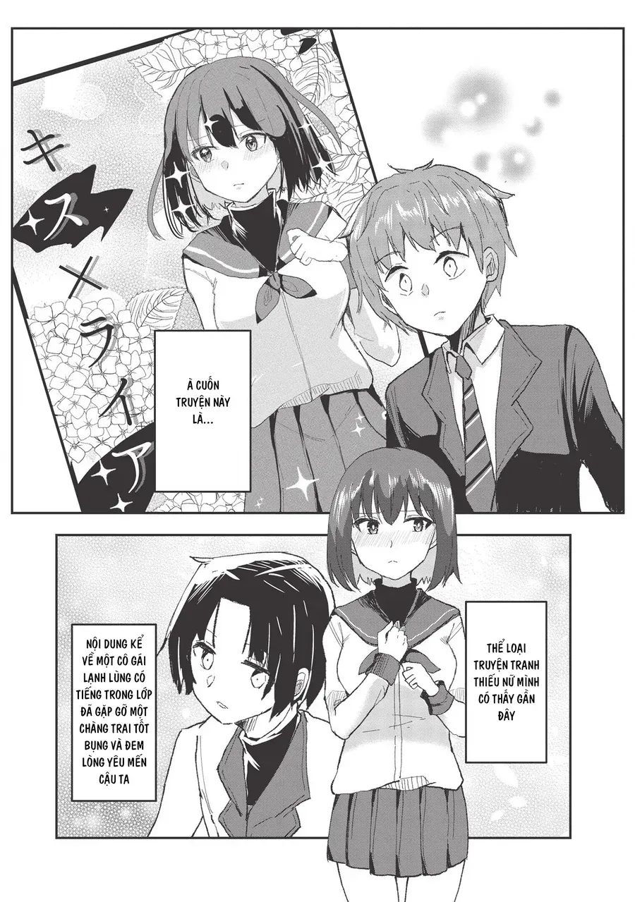 Dokuzetsu Shoujo Wa Amanojaku ~Kabegoshi Nara Sunao Ni Sukitte Ierumon!~ Chapter 3 - Trang 6