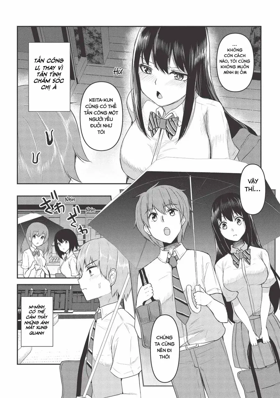 Dokuzetsu Shoujo Wa Amanojaku ~Kabegoshi Nara Sunao Ni Sukitte Ierumon!~ Chapter 4 - Trang 10