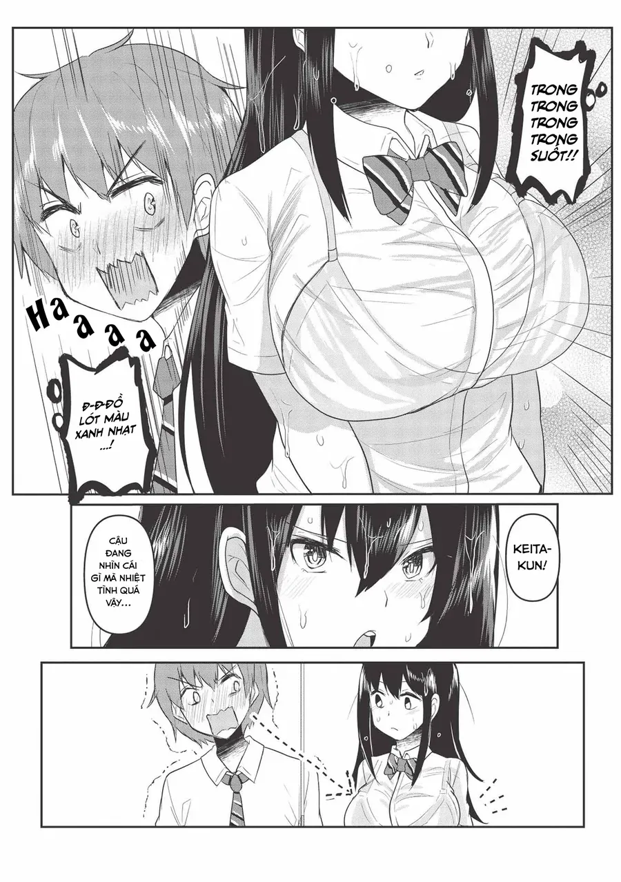 Dokuzetsu Shoujo Wa Amanojaku ~Kabegoshi Nara Sunao Ni Sukitte Ierumon!~ Chapter 4 - Trang 14