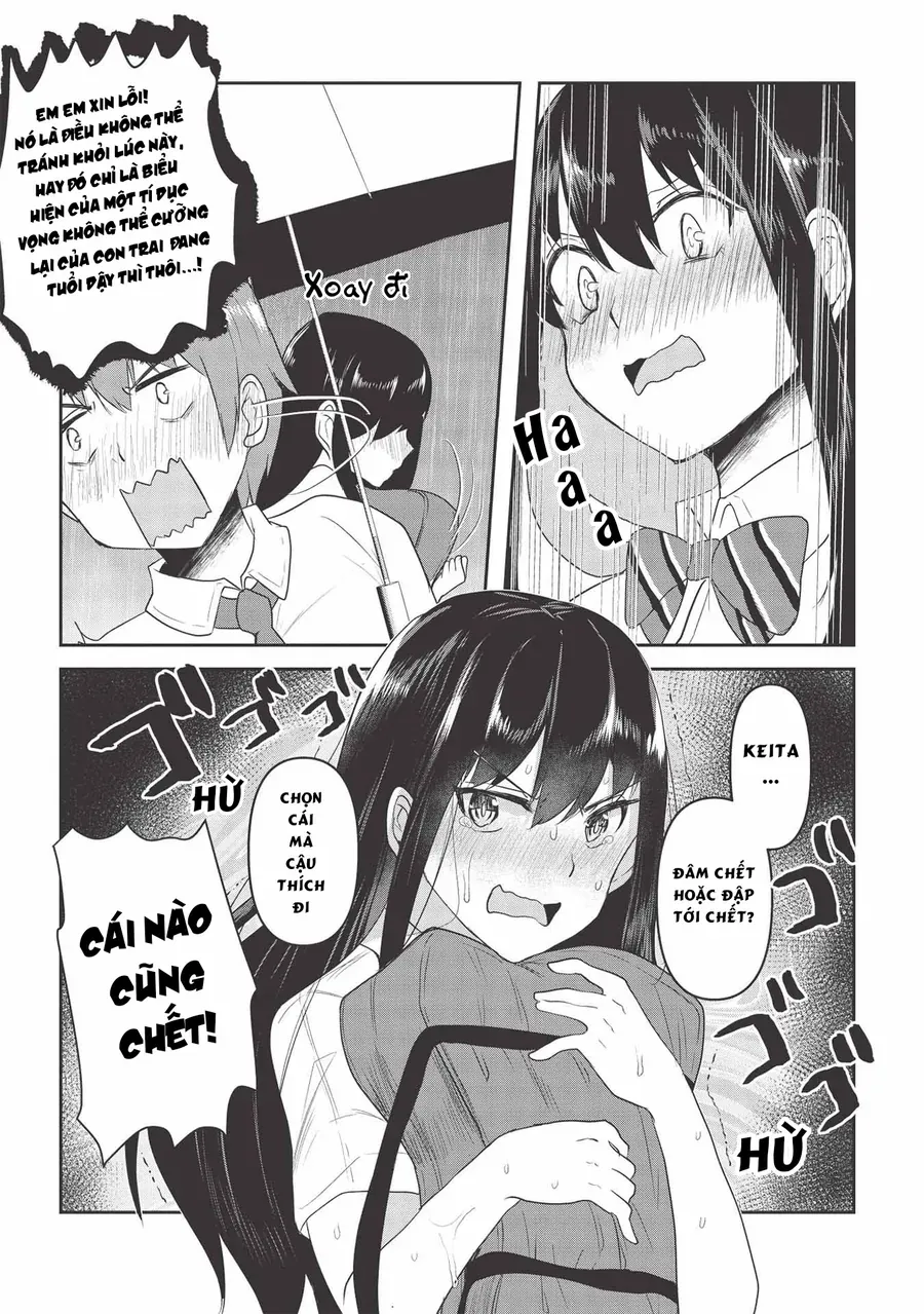 Dokuzetsu Shoujo Wa Amanojaku ~Kabegoshi Nara Sunao Ni Sukitte Ierumon!~ Chapter 4 - Trang 15
