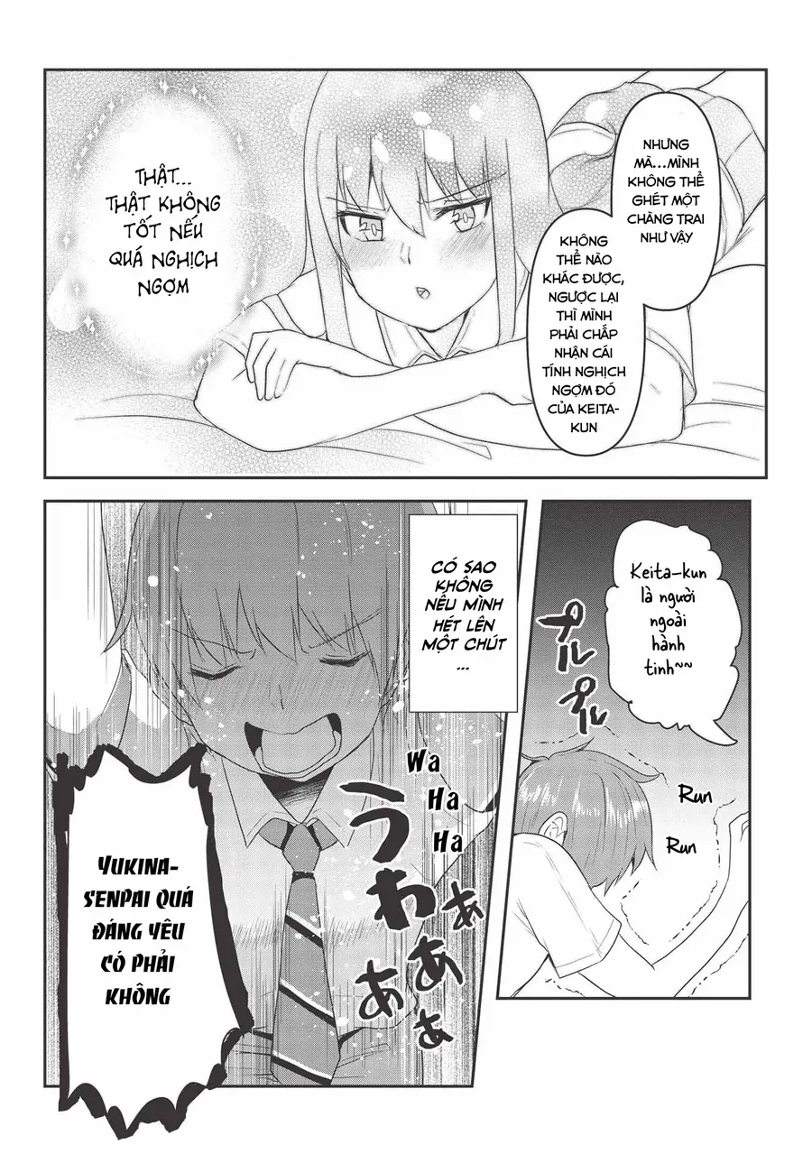 Dokuzetsu Shoujo Wa Amanojaku ~Kabegoshi Nara Sunao Ni Sukitte Ierumon!~ Chapter 4 - Trang 21