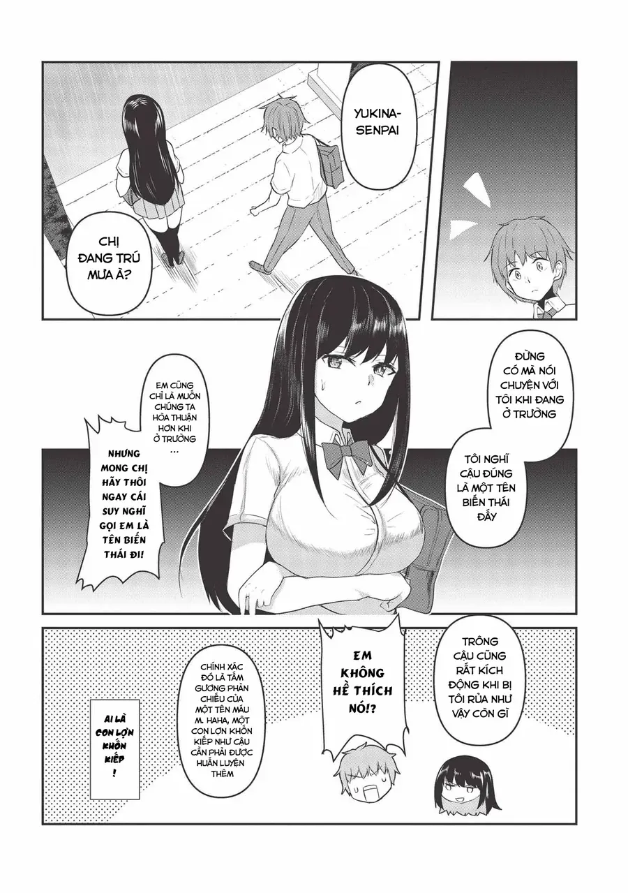 Dokuzetsu Shoujo Wa Amanojaku ~Kabegoshi Nara Sunao Ni Sukitte Ierumon!~ Chapter 4 - Trang 6